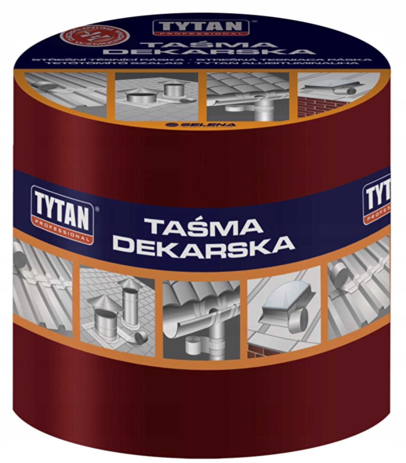 taśma dekarska czerwony ceglasty Tytan.jpg